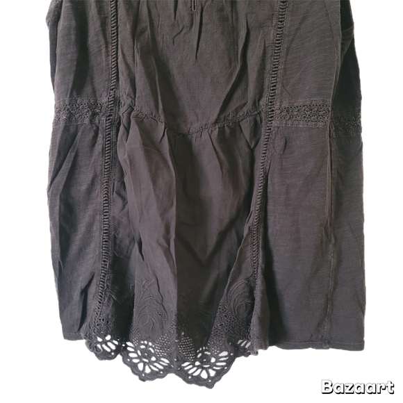 Lucky Brand Black Crewneck Top - Picture 4 of 5